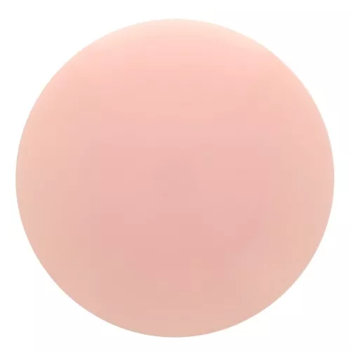 12 mm round cabochon in opaque resin - Light pink x1