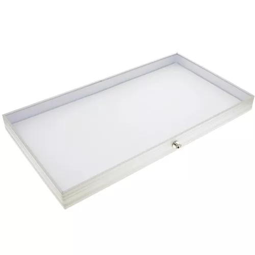 Single tray for jewellery carrying case - White x1