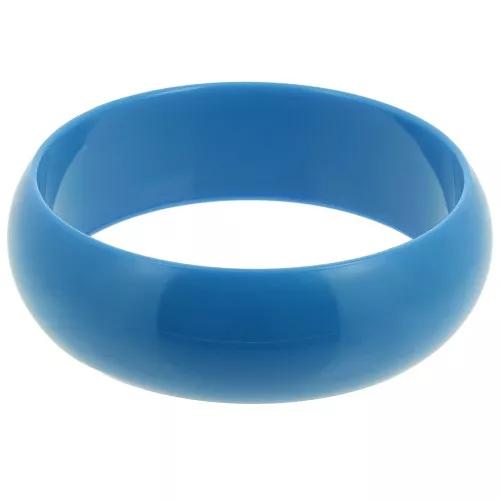 68mm thick opaque resin bracelet - Blue x1
