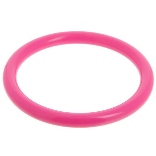 67mm Bracelet in opaque resin - Candy Pink x1