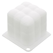 60x60mm Cube mould for candle - soap making - White x1|raw }}