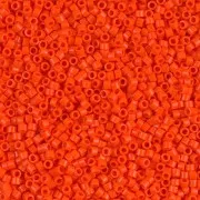 Miyuki Delica 11/0 DB0722 - Opaque Orange, 100 g