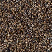 Miyuki Delica 11/0 DB2267 - Opaque Brown Picasso x 100 g
