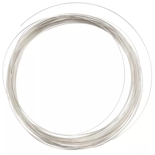 0.5mm 925 Sterling Silver Hard Wire - Hardened - round x10m