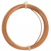 1mm Square copper wire - Anti-Tarnish x4m