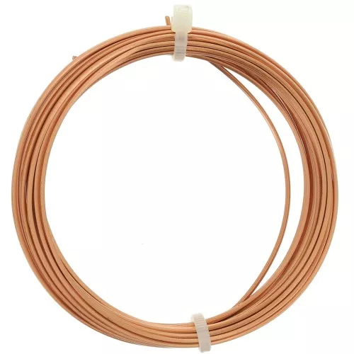 1mm Square copper wire - Anti-Tarnish x4m