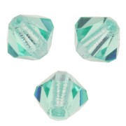 4mm Preciosa Crystal Bicones - MC Bead Rondell - Caribbean Sea x30|raw }}