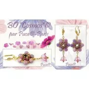 5x8mm Amos® Glass beads by Puca® - Full Marea x10g