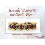 6x3mm Glass beads Kos® by Puca® - Full Marea x10g