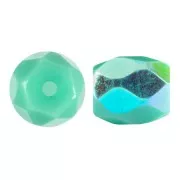 6x5mm Baros® Glass Beads by Puca® - Frost Jade AB x10g