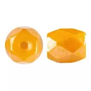 6x5mm Baros® Glass Beads by Puca® - Frost Tangerine Luster x10g
