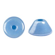 4x2mm Glass beads Konos® by Puca® - Frost Blue Lagoon Luster x10g