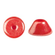 4x2mm Glass beads Konos® by Puca® - Frost Cherry Luster x10g|raw }}