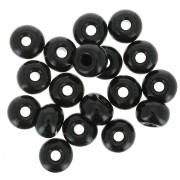 Preciosa Seed Beads 2/0 - 6 mm - Opaque Black x 20 g
