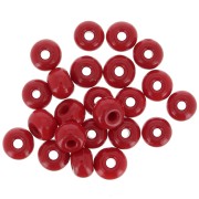Preciosa Seed Beads 2/0 6 mm - Opaque Red x 20 g