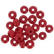 Preciosa Seed Beads 2/0 6 mm - Opaque Red x 20 g
