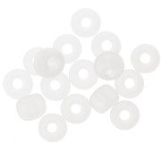 Preciosa Seed Beads 2/0 - 6 mm - Opaque Crystal AB Matte x 20 g