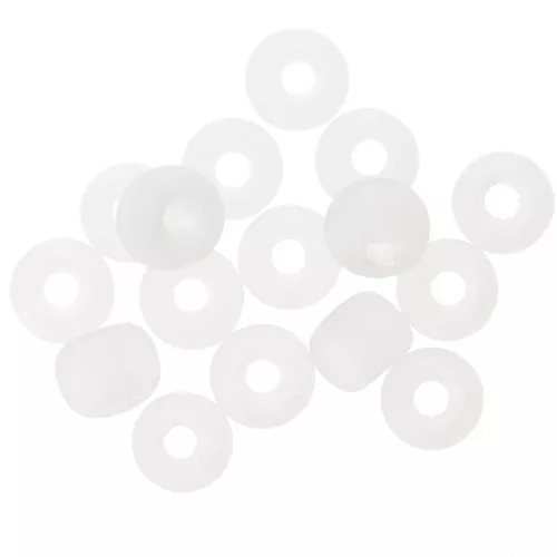 Preciosa Seed Beads 2/0 - 6 mm - Opaque Crystal AB Matte x 20 g