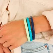 67mm Bracelet in opaque resin - Unbleached x1