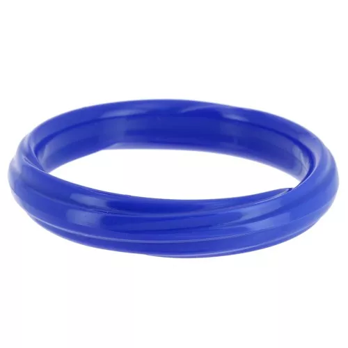 66.5mm Thick Bracelet in Opaque Resin - Electric Blue x1