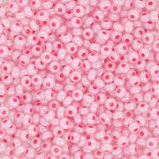 Preciosa Seed Beads 11/0 2 mm - Light Pink with a Pearlescent Finish, 20 g