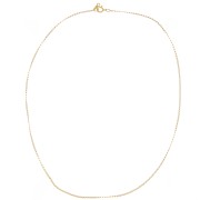 1.3mm Belcher chain choker - Gold filled x46cm
