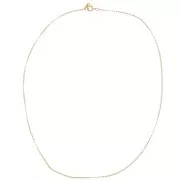 1.3mm Belcher chain choker - Gold filled x46cm