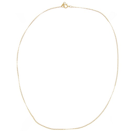 1.3mm Belcher chain choker - Gold filled x46cm