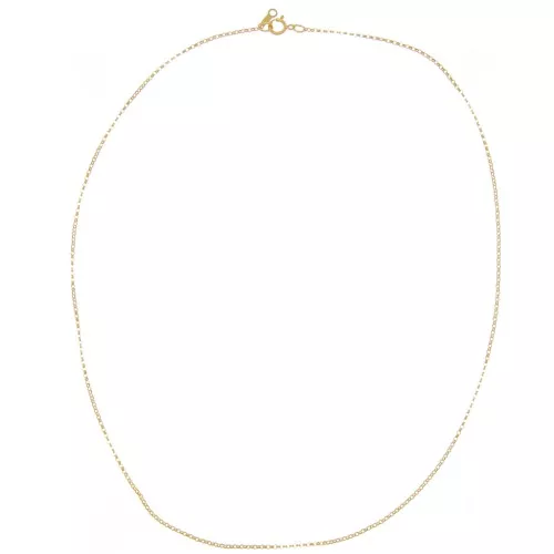 1.3mm Belcher chain choker - Gold filled x46cm