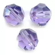 Round bead PureCrystal 5000 8 mm - Tanzanite x1