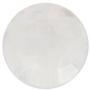 10mm Round faceted gemstone cabochon - Moonstone x1