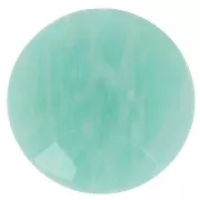 12mm Round faceted gemstone cabochon - Amazonite x1