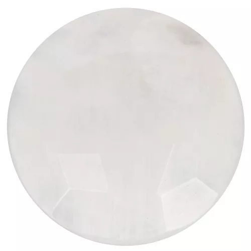 12mm Round faceted gemstone cabochon - Moonstone x1