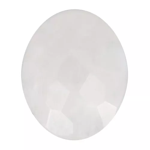 10x8mm Oval faceted gemstone cabochon - Moonstone x1