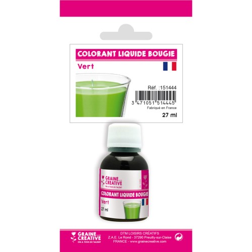 Liquid candle dye - Green x27ml