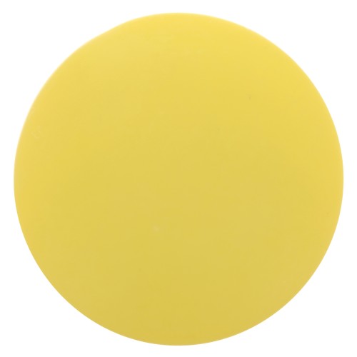 12mm Round matte effect resin cabochon - Sun Yellow x1