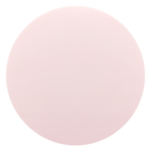 12mm Round matte effect resin cabochon - Pastel Pink x1