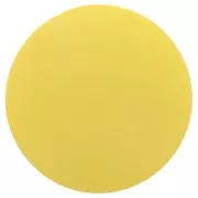 14mm Round matte effect resin cabochon - Sun Yellow x1