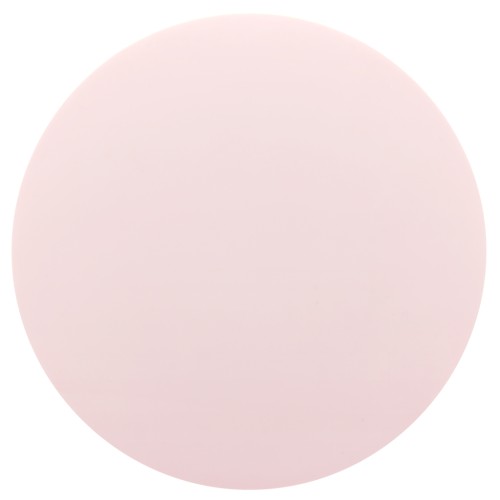 14mm Round matte effect resin cabochon - Pastel Pink x1