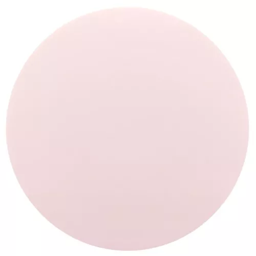 14mm Round matte effect resin cabochon - Pastel Pink x1
