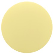 14mm Round matte effect resin cabochon - Pastel yellow x1|raw }}