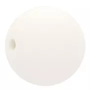8mm Matte effect resin bead - Ivory x1