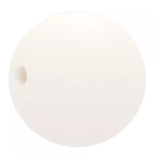 8mm Matte effect resin bead - Ivory x1