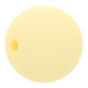 8mm Matte effect resin bead - Pastel Yellow x1