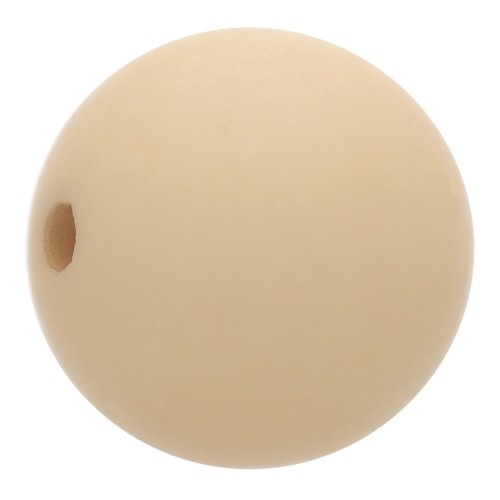 10mm Matte effect resin bead - Sand x1