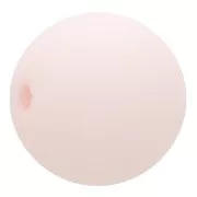 10mm Matte effect resin bead - Pastel Pink x1