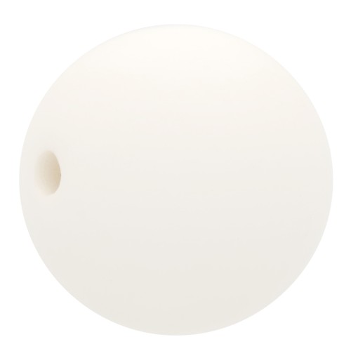 10mm Matte effect resin bead - Ivory x1
