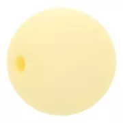 10mm Matte effect resin bead - Pastel Yellow x1