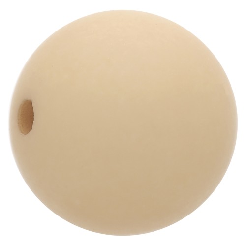12mm Matte effect resin bead - Sand x1