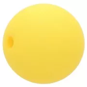 12mm Matte effect resin bead - Sun Yellowl x1
